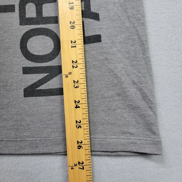 The North Face Women's Large Gray Half Dome Tri-Blend Short Sleeve Pocket TShirt - Picture 6 of 9